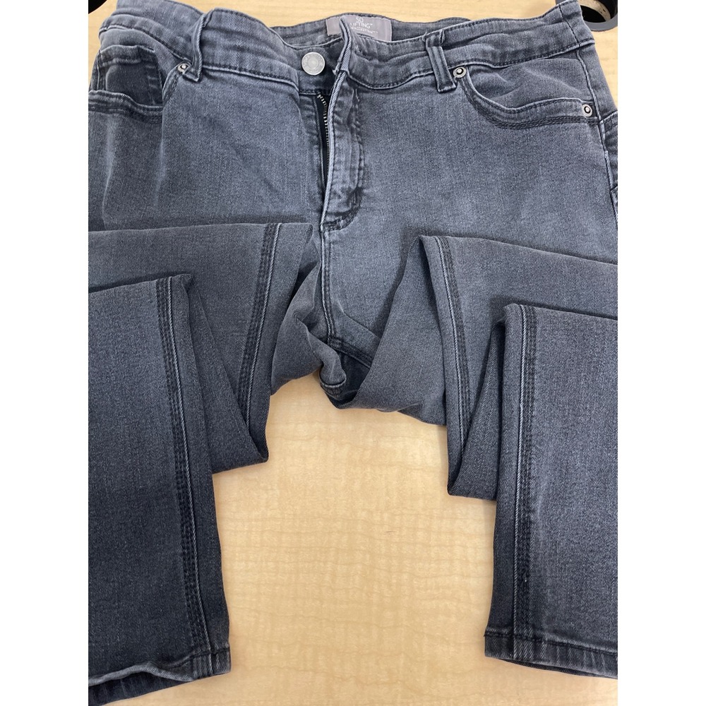 Chico's So Lifting So Slimming Gray Jeans Size 2 Regular Stretch Denim Regular